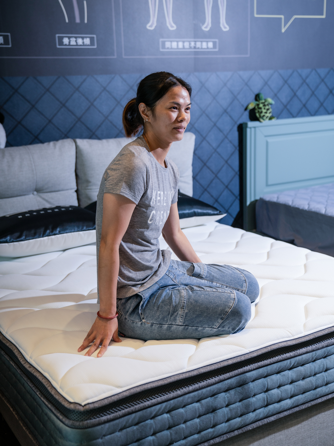 奧運金牌-許淑淨-EDS 床墊睡眠評估館分享